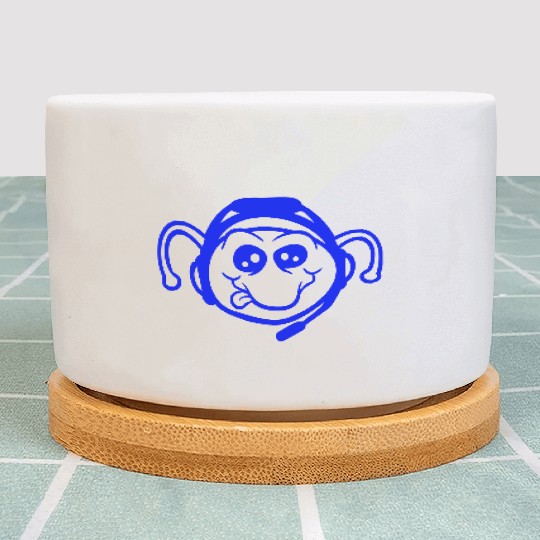 Caterpillar Gamer headset Nerd Alien headphones Plant Pots