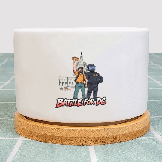 Free DC Sandwich Guy Banksy Style Street Art Plant Pots