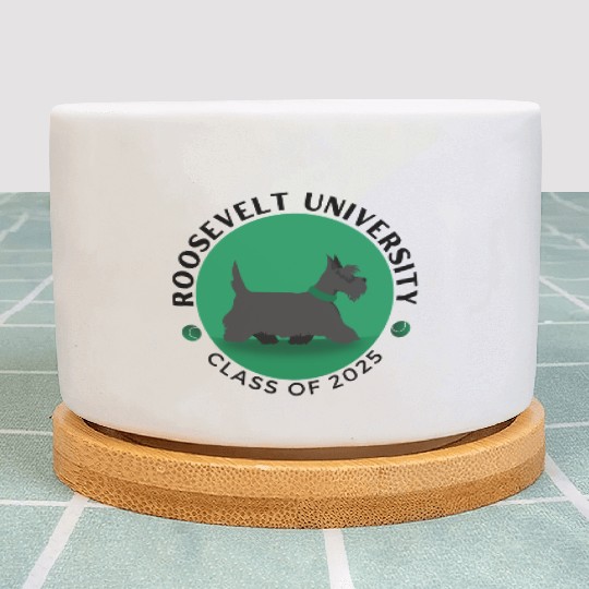 Cute Fala Dog College Illustration Plant Pots