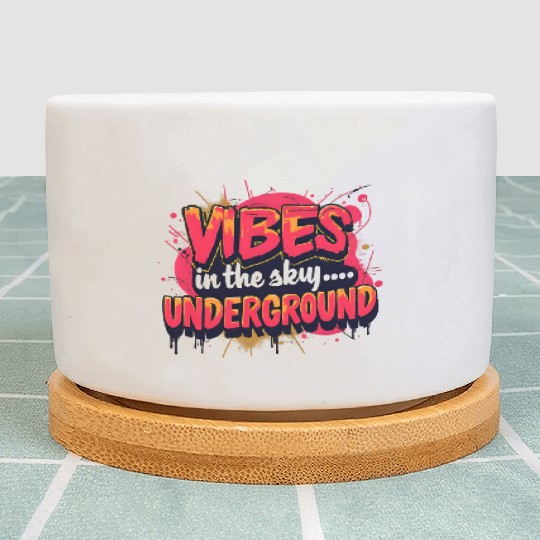 Vivid Underground Vibe Plant Pots
