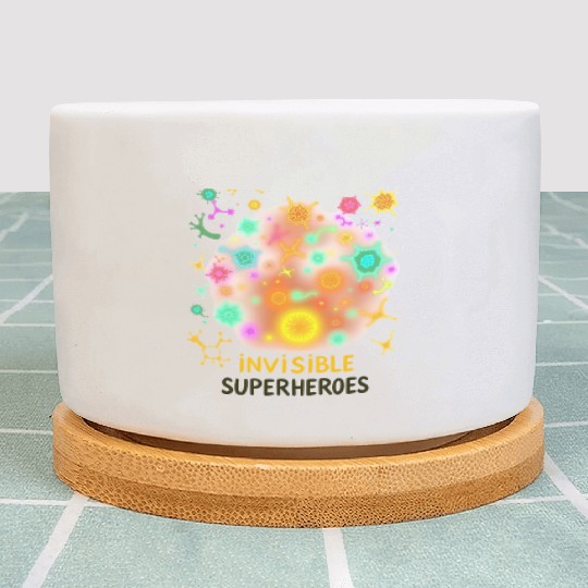 Invisible Superheroes Microbial Design Plant Pots