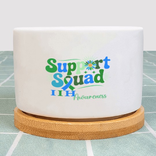 Support Squad IIH Awareness Design Plant Pots