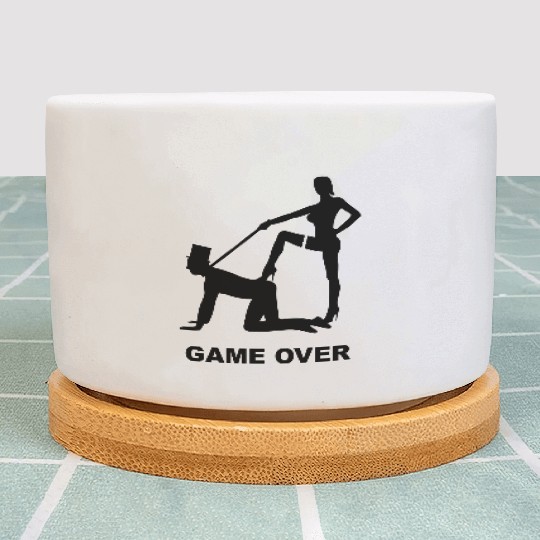 game over marriage matrimory wedlock fog haze Plant Pots