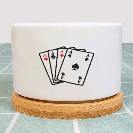 Poker cards Plant Pots