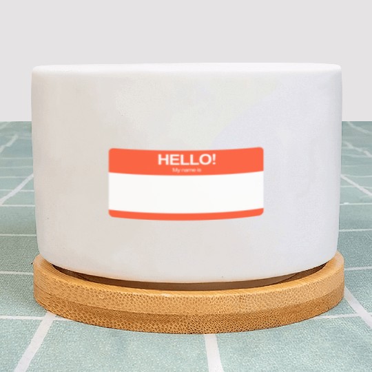 Hello! My name is (RED) Plant Pots