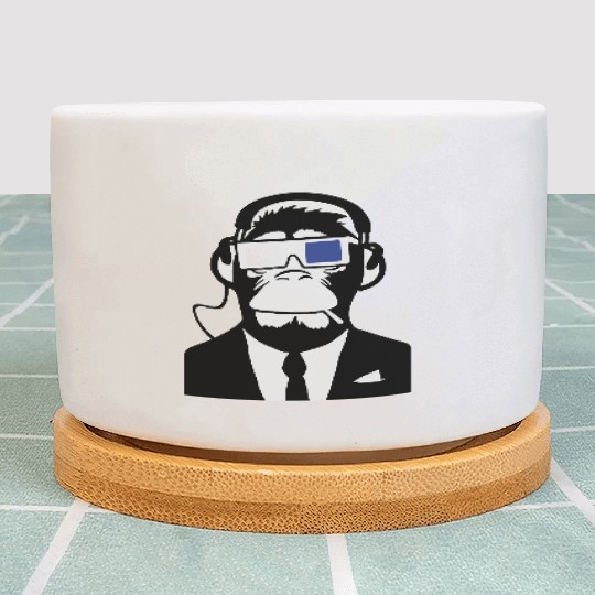 3D Ape Monkey Club Electro Motive Headphones Plant Pots