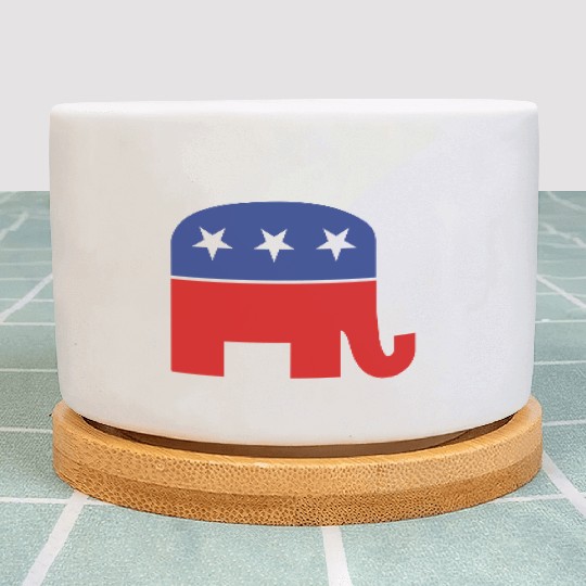 Republican elephant Plant Pots