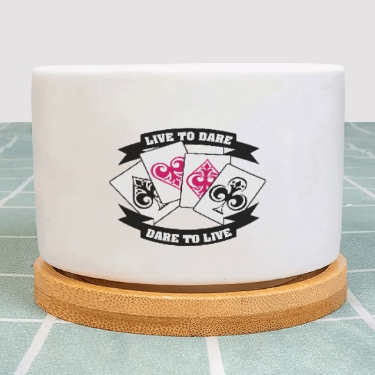 LIVE TO DARE!!! Plant Pots