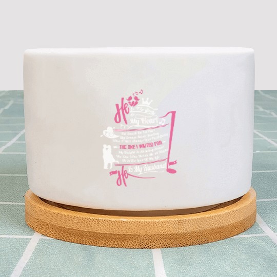 My husband - He is the song of my heart Plant Pots