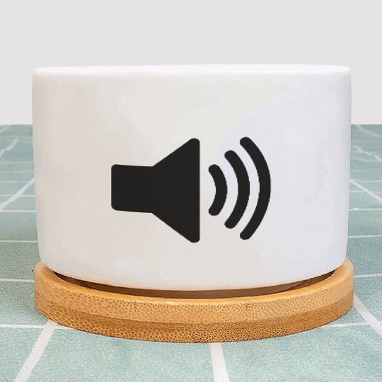 Speaker Volume Icon Plant Pots