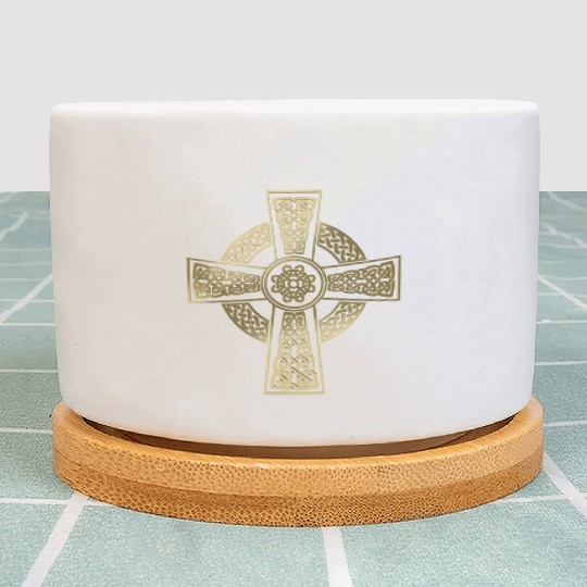 Celtic cross Plant Pots