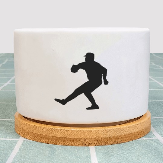 baseball pitcher Plant Pots