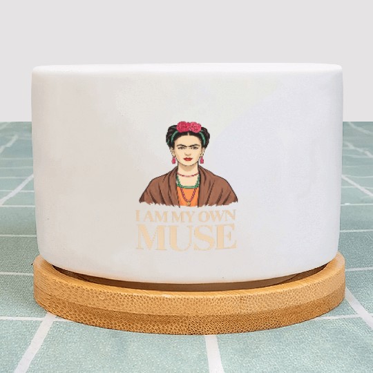 Frida Kahlo Inspirational Women' Day Design Plant Pots
