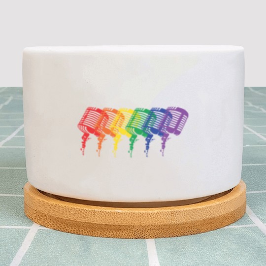 Multi-colored Mics Plant Pots