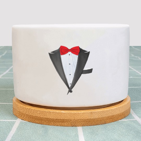 Realistic Tuxedo Plant Pots