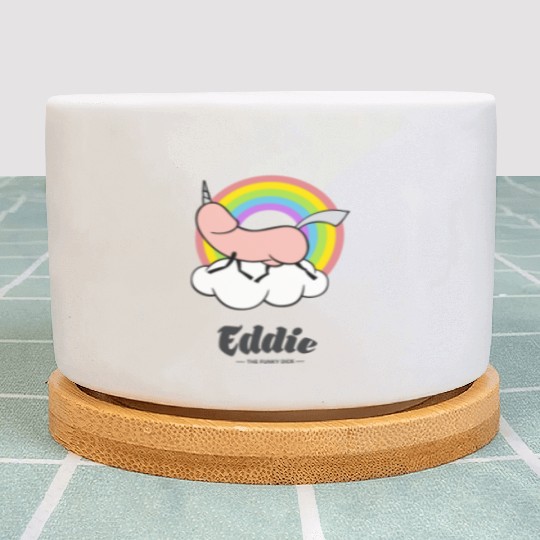 Eddie Funky Unicorn Dick Plant Pots