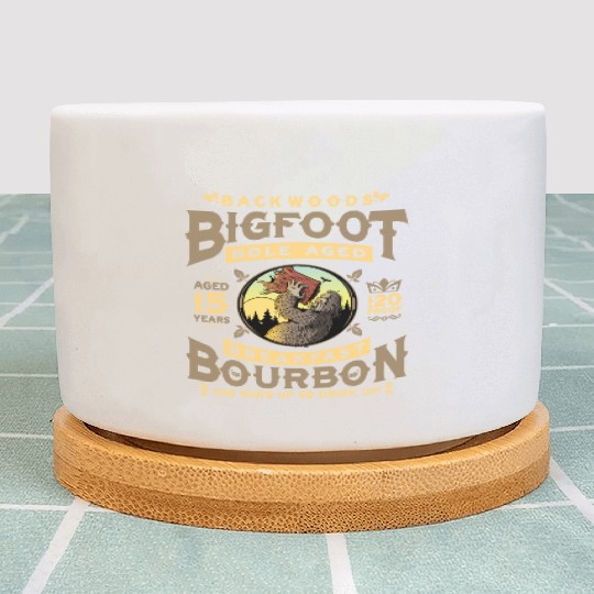 Backwoods Bigfoot Bole-Aged Breakfast Bourbon Plant Pots