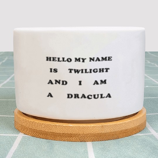 Hello My Name Is Twilight Plant Pots