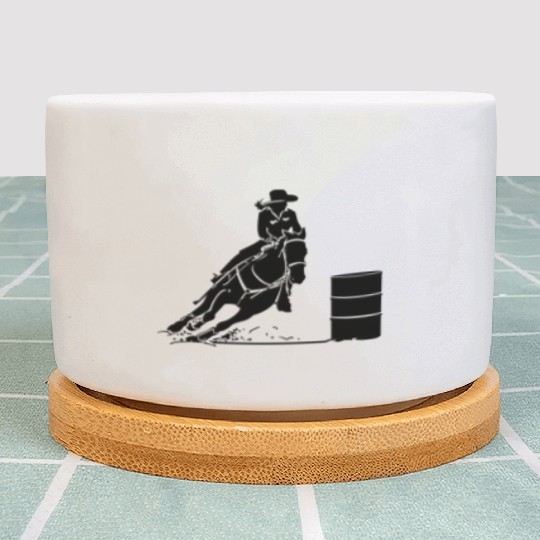 barrel racing Plant Pots