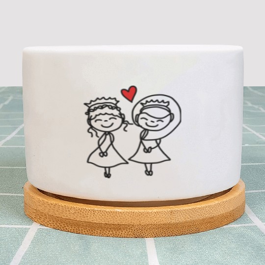 gay couple Plant Pots