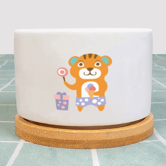 Cute Tiger Plant Pots