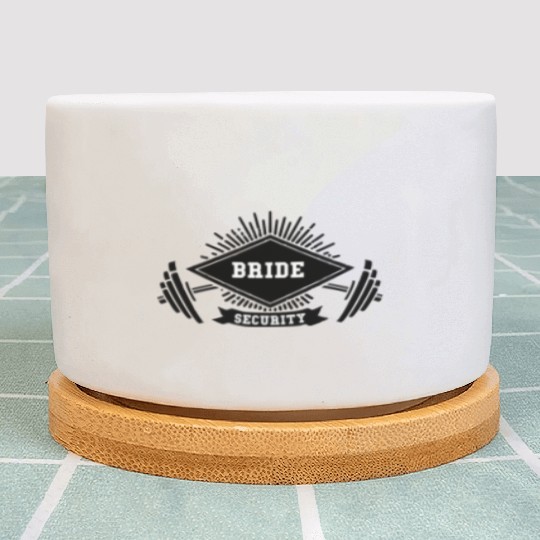 Bride Security Plant Pots