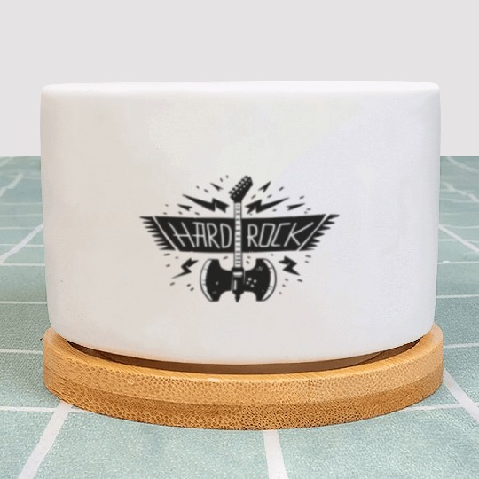 hard rock Plant Pots