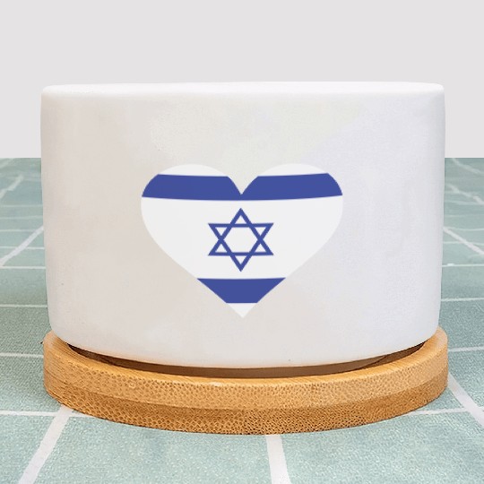 A Heart For Israel Plant Pots
