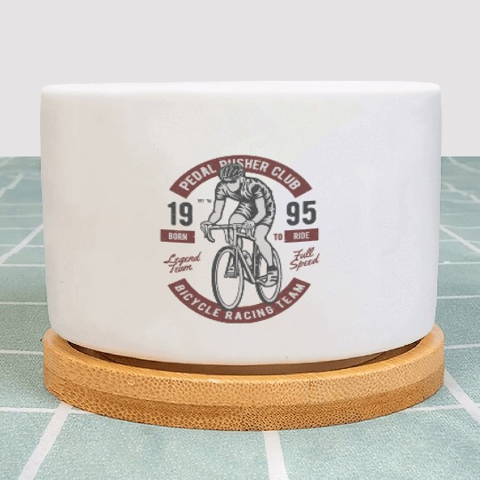 Bicycle Racing Team Plant Pots