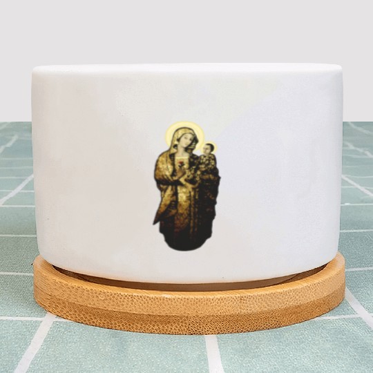 Our Virgin Mother (and Son) Plant Pots