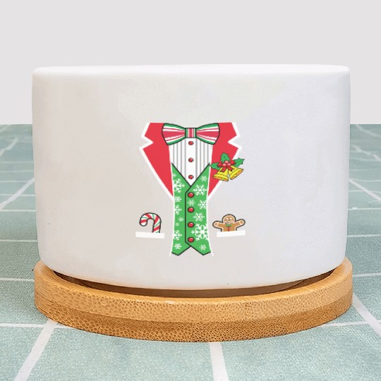 Christmas Tuxedo Plant Pots