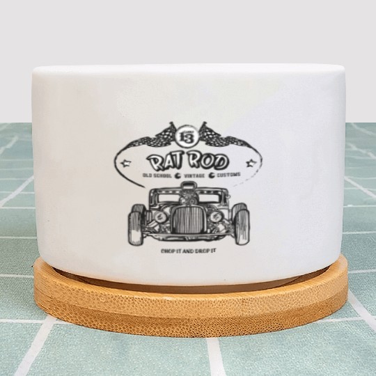 Rat Rod - Hot Rod Plant Pots