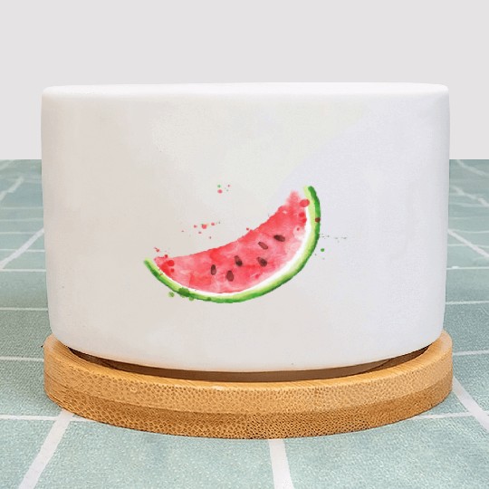 Image: Watercolor, Watermelon Plant Pots