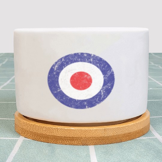 Royal Air Force World War II Spitfire Logo Retro Plant Pots