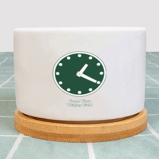 WRIGLEY FIELD SCOREBARD CLOCK IS CHICAGO CUBS GAME Plant Pots