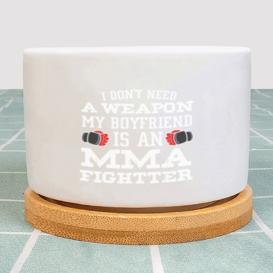 MMA Girlfriend Boyfriend Is Fighter Pride Plant Pots