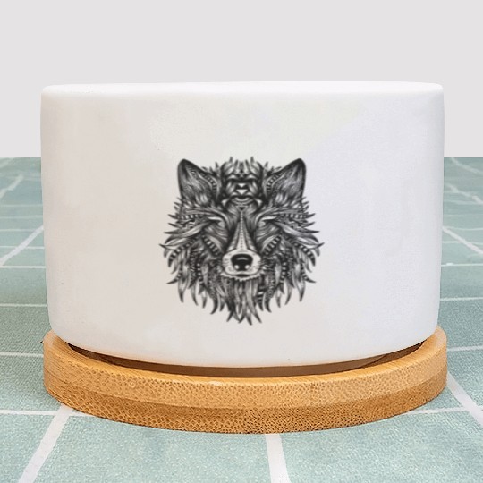 Alpha Wolf Plant Pots