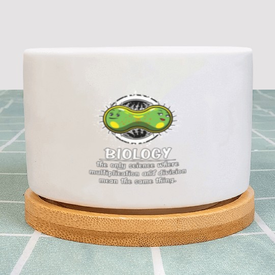 Biology Science Multiplication Funny Joke Plant Pots