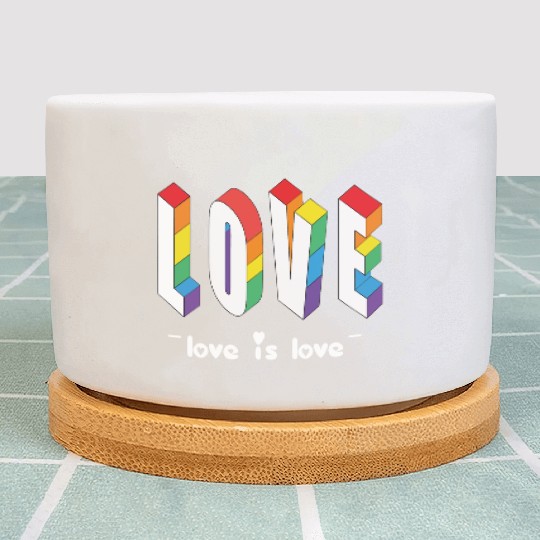 Love is Love Plant Pots