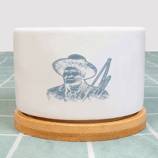 Geronimo Apache Native American Indian Warrior Plant Pots