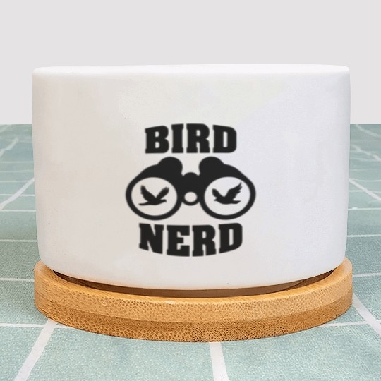 Bird Nerd Plant Pots