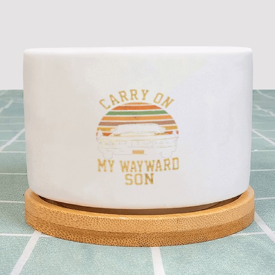 Supernatural Vintage Plant Pots Carry On My Wayward Son