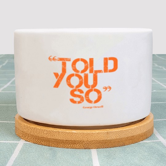 ORWELL orange Plant Pots