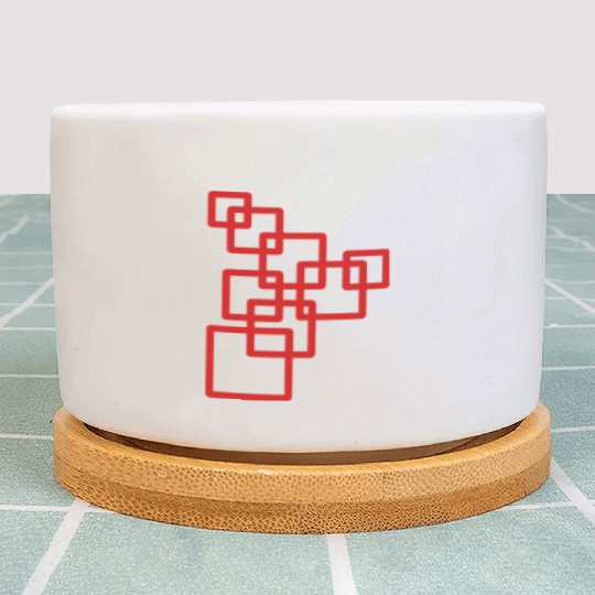 Icon pattern abstraction Plant Pots