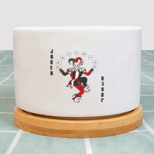 Joker Joggling Card Plant Pots