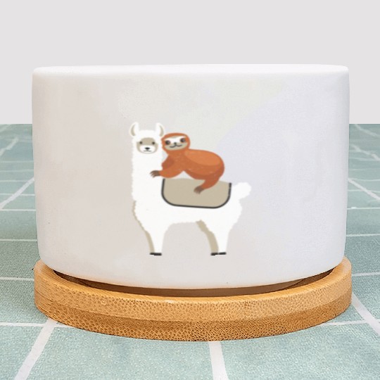 Sloth Lama Plant Pots