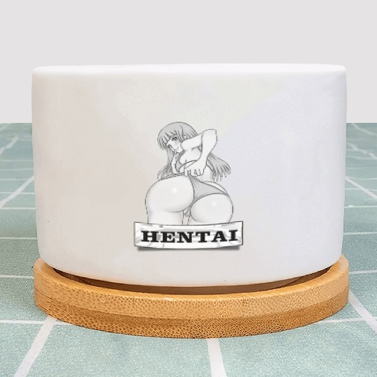hen Anime Waifu japanese sexy bikin Girl Ahegao Plant Pots