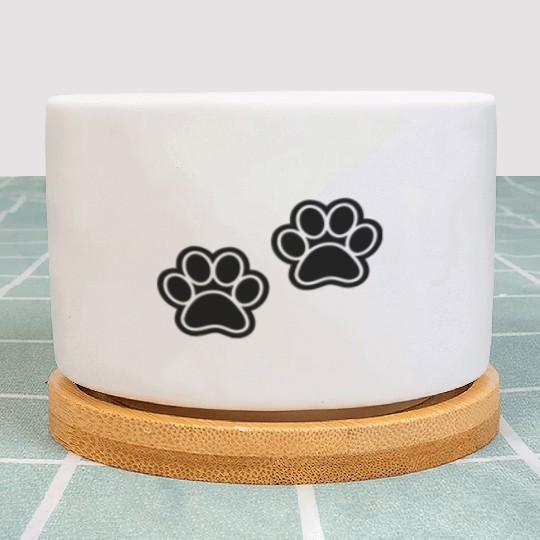 Paw Prints Plant Pots