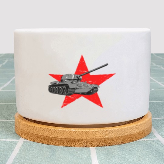 T-34-85 Soviet medium tank Plant Pots