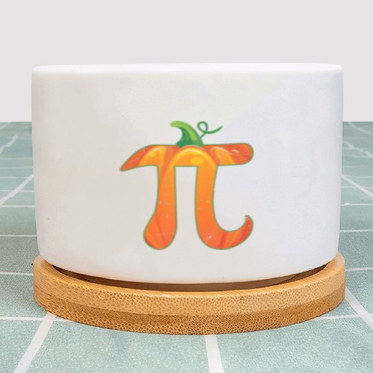 funny pumpkin pi halloween costume math pun gift Plant Pots